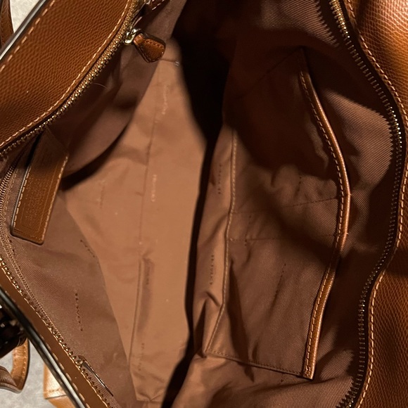 Coach Tan Leather Tote Purse - Excellent Condition! - Picture 3 of 6
